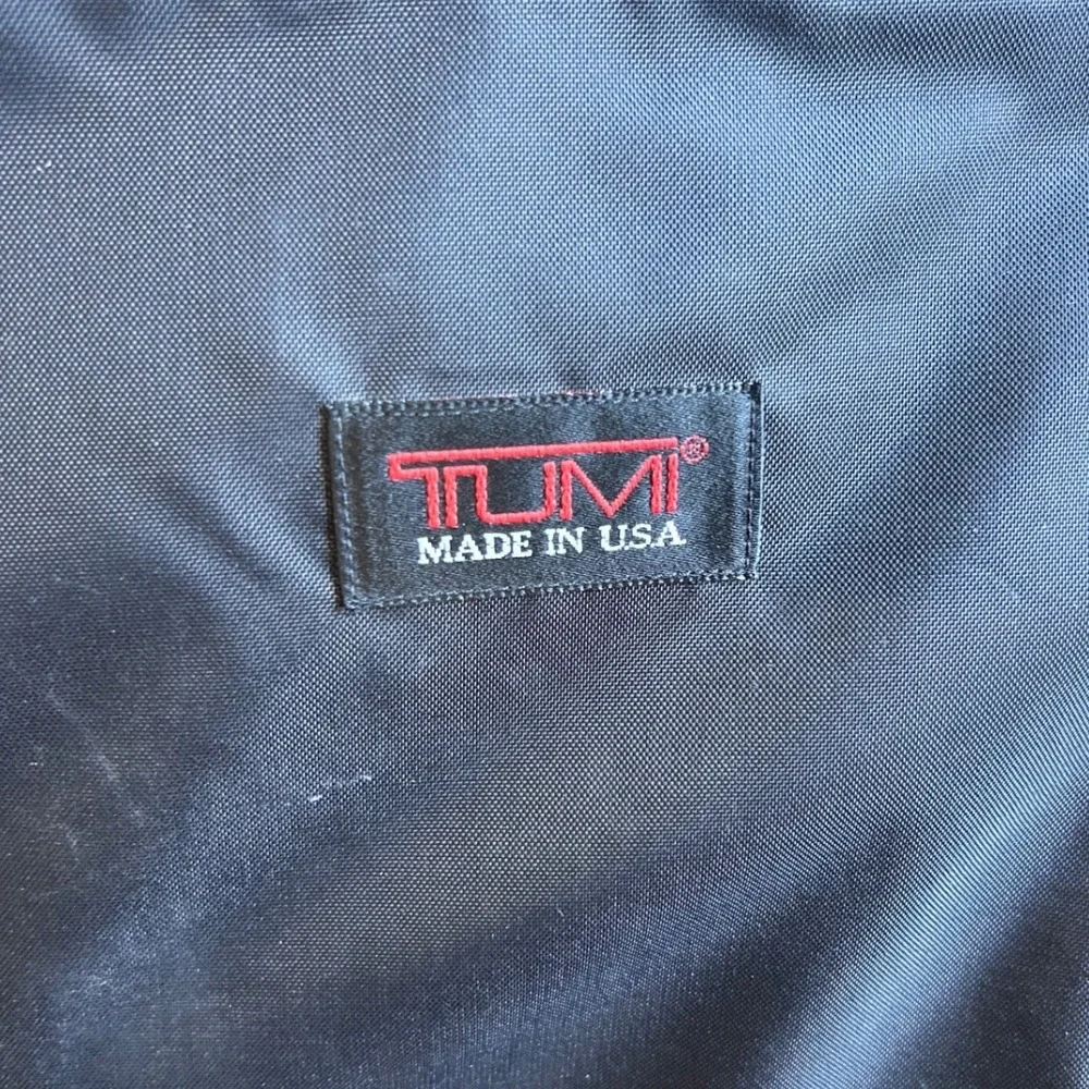 Tumi Briefcase Mens Black Ballistic Nylon Business Travel Laptop Bag Made in USA